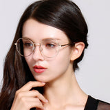 Round Frame Anti Blue Light Glasses